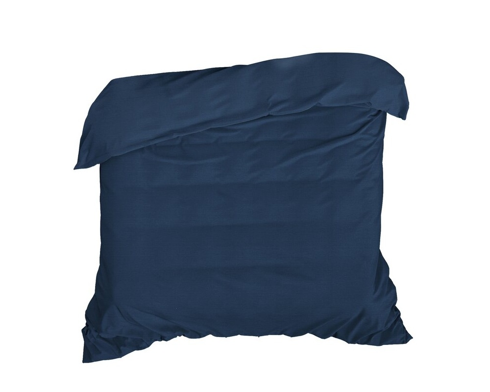 Obliečka na paplón zo saténovej bavlny NOVA COLOUR - námornícka modrá, rozmer 160 x 200 cm